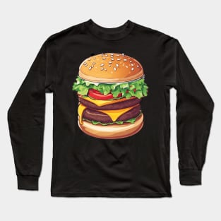 Burger Lover Long Sleeve T-Shirt